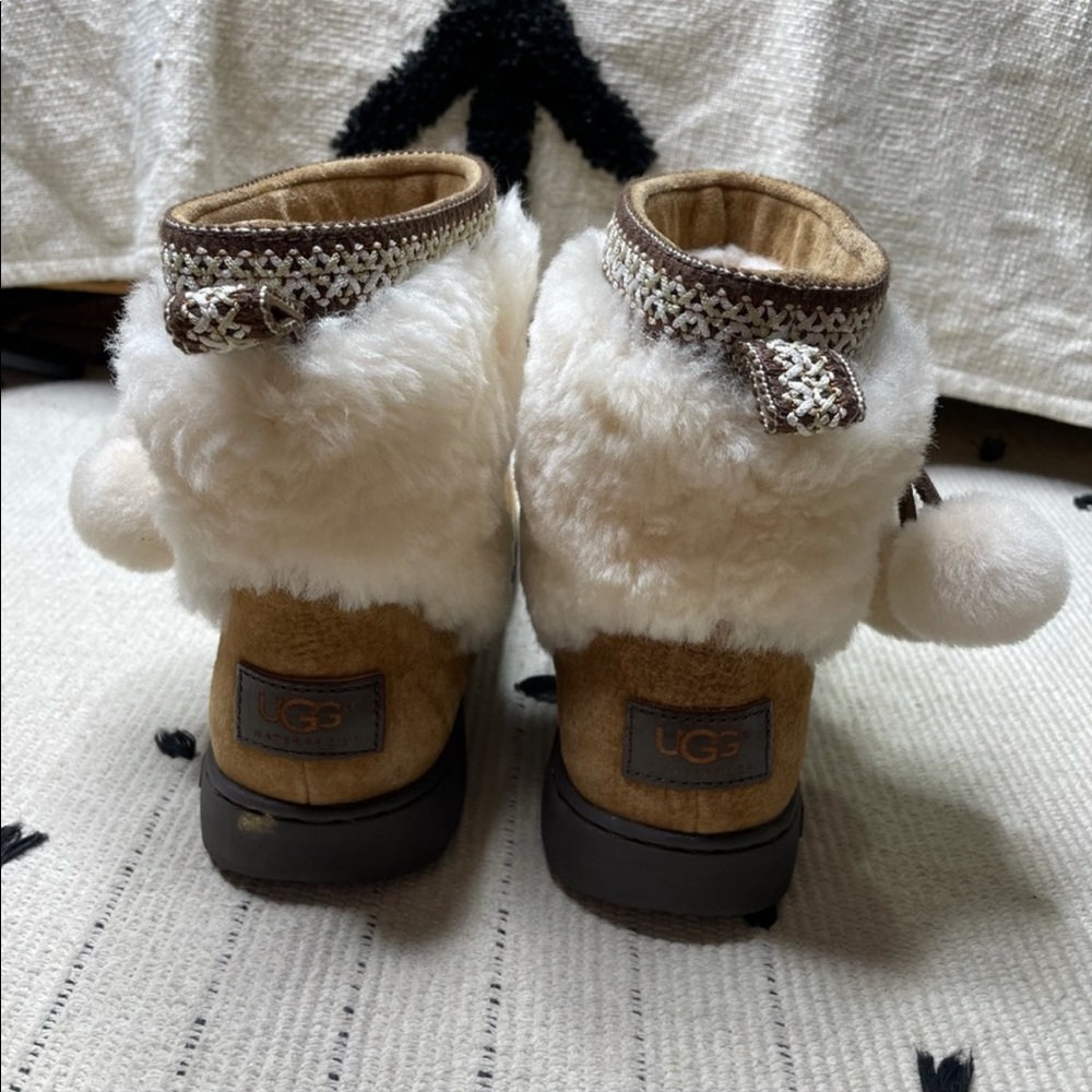 UGG Brie Waterproof Suede Sheerling Boot 6